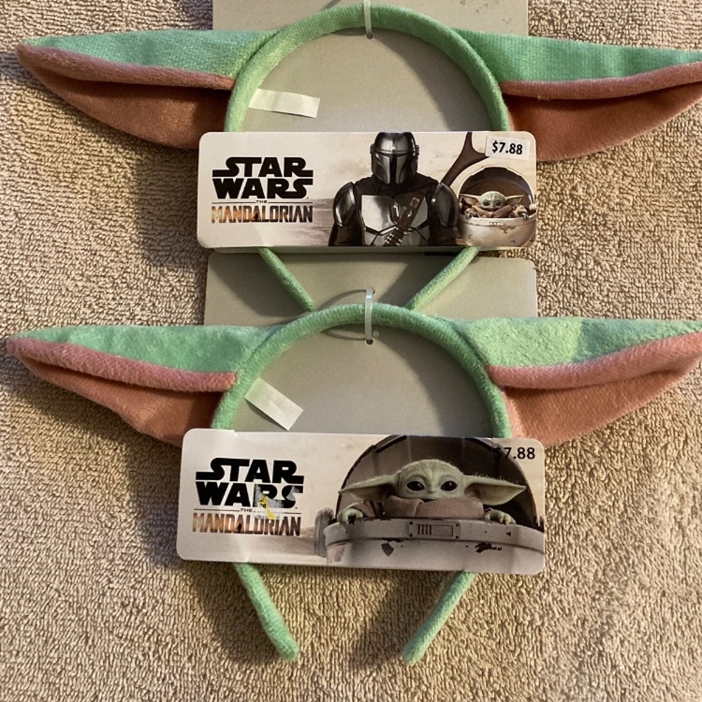 Disney Green and Pink Character Ears Headband